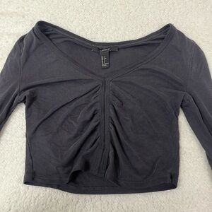Forever21 basic black longsleev